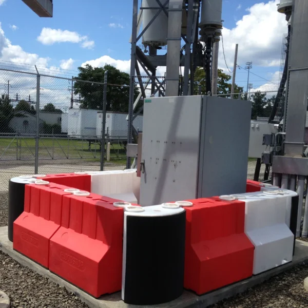 0.9m FloodStop barriers at power station