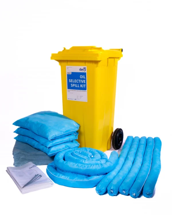 Oil Spill Kit 120 Yellow with contents 2