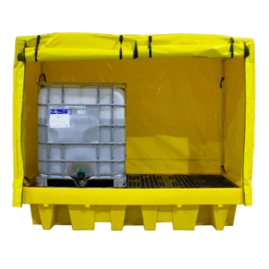 Covered Double IBC Sump Pallet