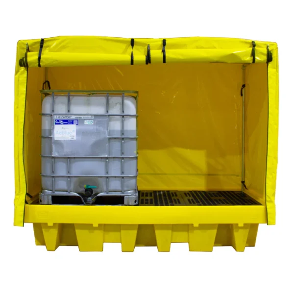 Covered Double IBC Sump Pallet